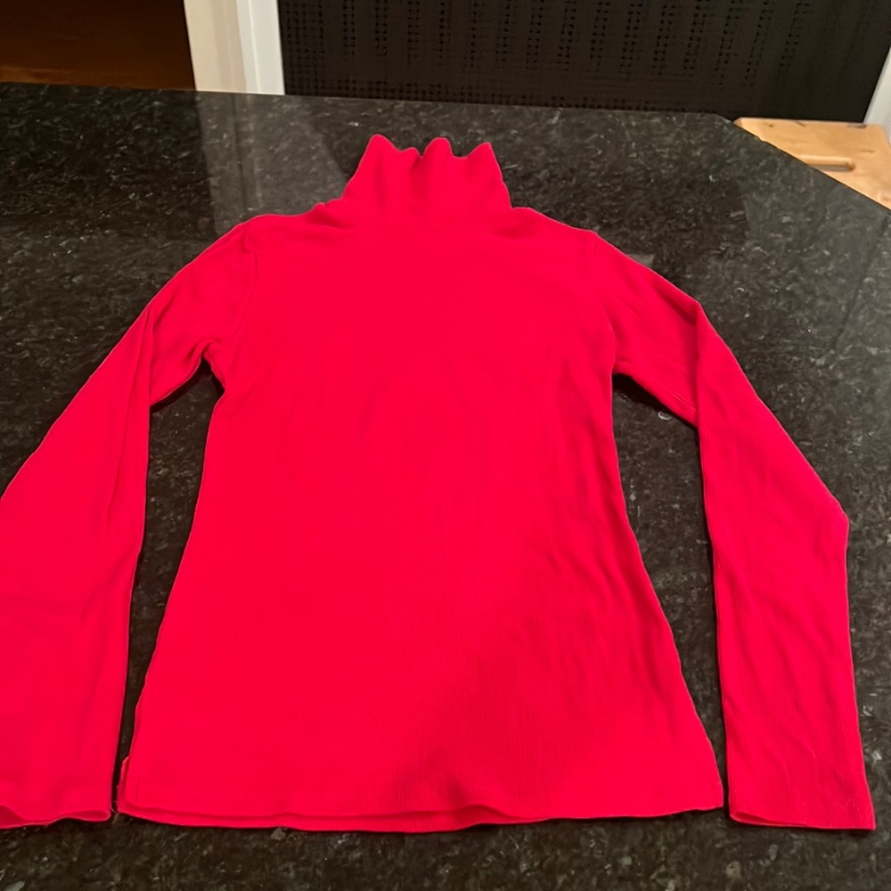 Festive red turtleneck size medium